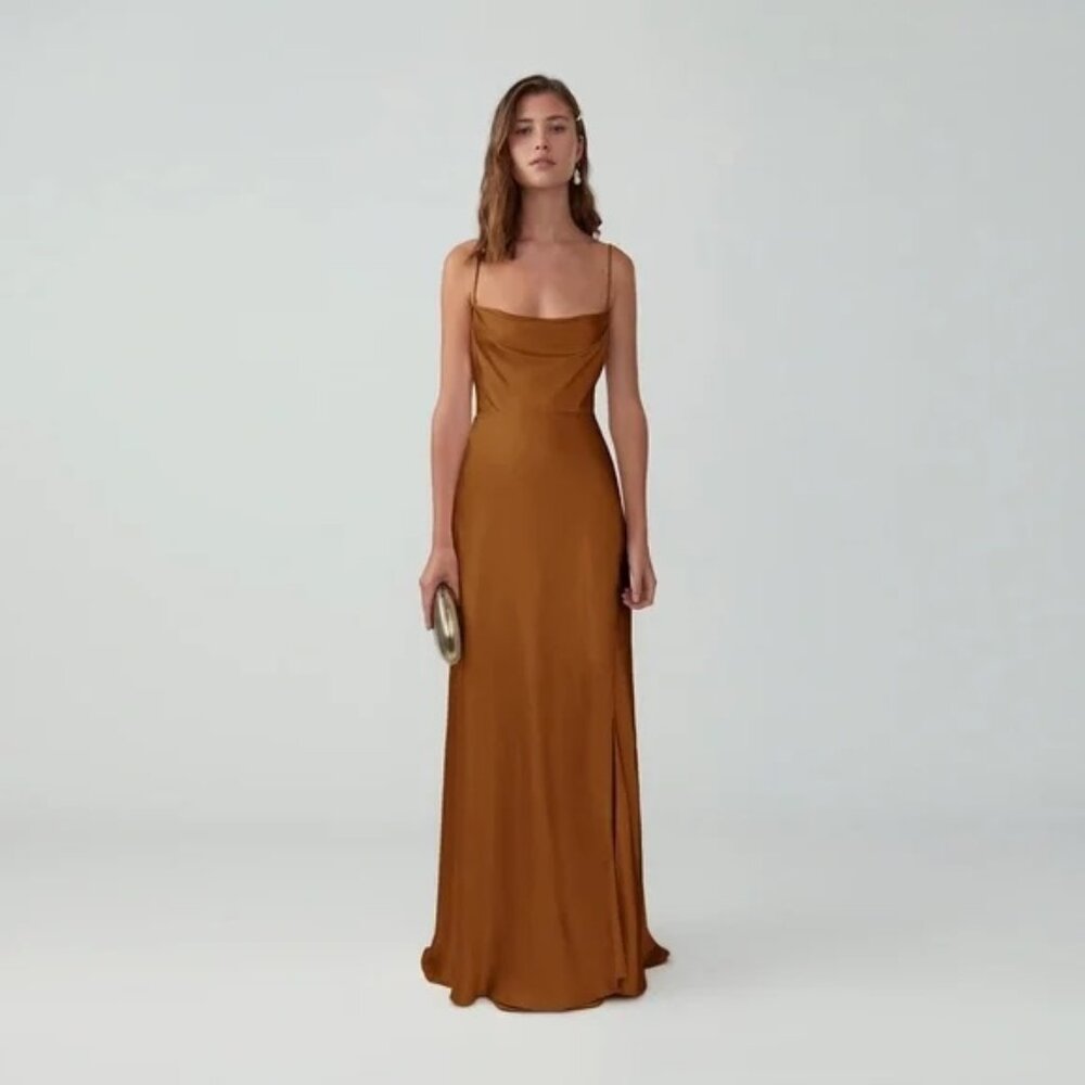 Free People Women's Gold Dress